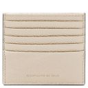 Porte-cartes en Cuir Beige TL142470