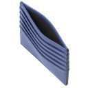 Leather Card Holder Blue TL142470