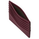 Leather Card Holder Bordeaux TL142470
