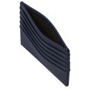 Portacarte in Pelle Blu scuro TL142470