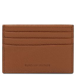Porte-cartes en Cuir Cognac TL142472