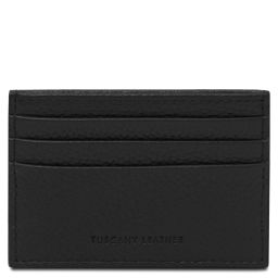 Leather Card Holder Black TL142472