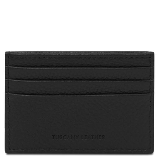 Leather Card Holder Black TL142472