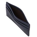 Leather Card Holder Dark Blue TL142473