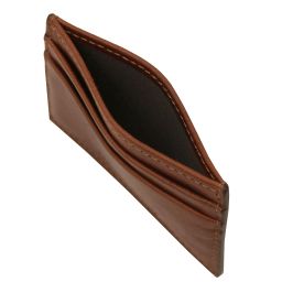 Porte-cartes en Cuir Marron TL142473