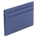 Leather Card Holder Blue TL142474