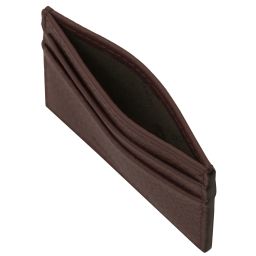 Leather Card Holder Coffee TL142474