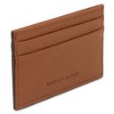 Kartenetui aus Leder Cognac TL142474