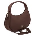 Michelle Leather Hobo bag Coffee TL142477