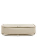 Michelle Leather Handbag - Small Size Бежевый TL142478