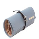 Soft Leather Jewellery Case Light Blue TL142357