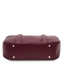 Stephany Leather Handbag Bordeaux TL142439