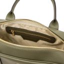 Stephany Borsa a Mano in Pelle Verde Foresta TL142439