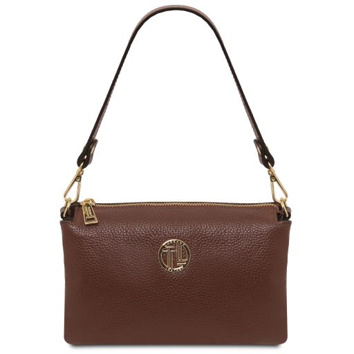Sia Sac à Main en Cuir Souple Café TL142479