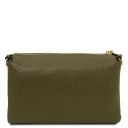 Sia Clutch aus Weichem Leder Tannengrün TL142479