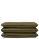 Sia Clutch aus Weichem Leder Tannengrün TL142479