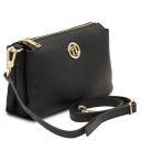 Sia Soft Leather Clutch Black TL142479