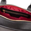 Maiorca Leather Handbag and zip Around Leather Wallet Black TL142486