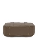 Maiorca Sac Cabas en Cuir et Portefeuille en Cuir Entièrement Zippée Taupe foncé TL142486