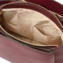Creta Leather Shoulder bag and zip Around Leather Wallet Bordeaux TL142487