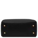 Creta Leather Shoulder bag and zip Around Leather Wallet Black TL142487