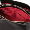 Creta Leather Shoulder bag and zip Around Leather Wallet Black TL142487