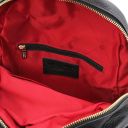 Djerba Soft Leather Backpack and zip Around Leather Wallet Black TL142488