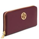 Creta Leather Shoulder bag and zip Around Leather Wallet Bordeaux TL142487