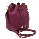 TL Bag Leather Bucket bag Bordeaux TL142146