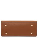 Origami Bolso en Piel Cognac TL142466