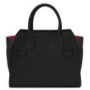 Origami Bolso en Piel Negro TL142466