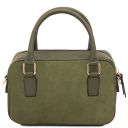 Chantilly Bolso a Mano en Piel Verde Oscuro TL142480
