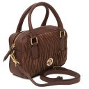 Chantilly Leather Handbag Coffee TL142480