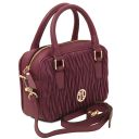 Chantilly Leather Handbag Bordeaux TL142480
