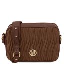 Chantilly Bolso con Badolera en Piel Café TL142490