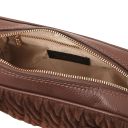 Chantilly Bolso con Badolera en Piel Café TL142490