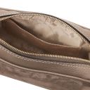 Chantilly Leather Shoulder bag Dark Taupe TL142490