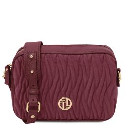 Chantilly Leather Shoulder bag Bordeaux TL142490