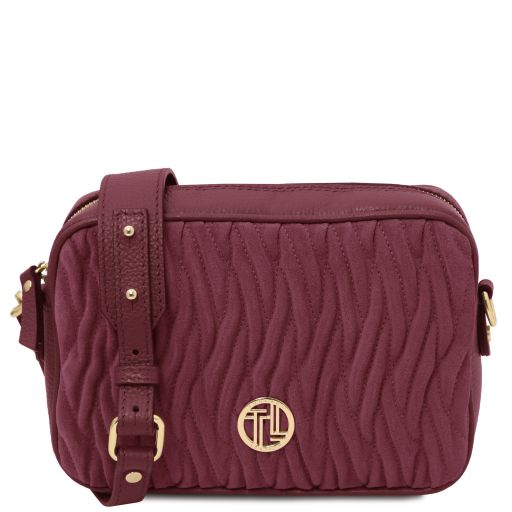 Chantilly Bolso con Badolera en Piel Bordeaux TL142490
