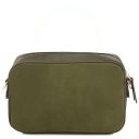 Chantilly Bolso con Badolera en Piel Verde Oscuro TL142490