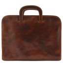Sorrento Document Leather Briefcase Brown TL141022