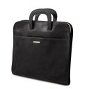 Sorrento Document Leather Briefcase Black TL141022