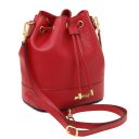 TL Bag Leather Bucket bag Lipstick Red TL142146