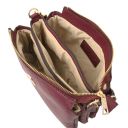 Sia Soft Leather Clutch Bordeaux TL142479