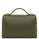 Scrigno Bolso a Mano en Piel Morbida Verde Oscuro TL142484