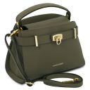 Maisy Bolso en Piel Verde Oscuro TL142455