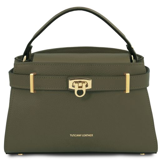 Maisy Bolso en Piel Verde Oscuro TL142455