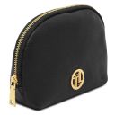 Vera Soft Leather Toiletry Case Black TL142438