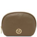 Vera Soft Leather Toiletry Case Темный серо-коричневый TL142438