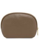 Vera Trousse de Toilette en Cuir Souple Taupe foncé TL142438